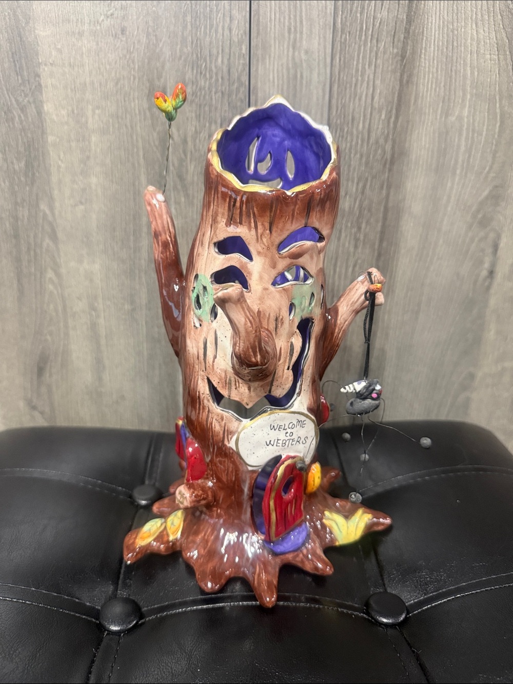 Blue Sky Clayworks Halloween Welcome To Websters Tree By Heather Goldminc